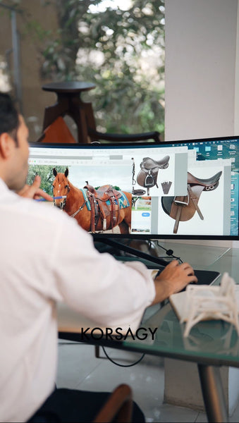 Reinventing Tradition: Ahmed's Journey from Horse Saddle to Elegant Saddle Chair