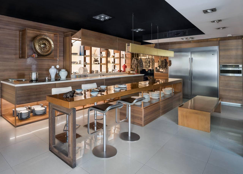 Unveiling the Zen Kitchen: A Fusion of Brutality and Delicacy by Amr Helmy Designs